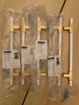 Amerock BP778160BGLWHT Urbanite 6-5/16" Ctr To 160MM Cabinet Pull Gold/white. Fixed Price $16.18.
