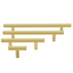 Gold Bar Pull Handle Cabinet Door Kitchen Drawer Hardware Brass 2" - 8.75". Fixed Price $19.99.