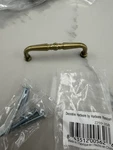 Madison 3" Center-to-center Cabinet Bar Pull, Satin Brass Hardware. Fixed Price $14.00.