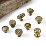 2-30 Pack Solid Brass Kitchen Cabinet Knobs Vintage Drawer For Dresser. Fixed Price $53.91.