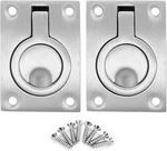 2PCS Marine Boat Ring Hatch Pull Handle, Flush Mount Small Size, Silver. Fixed Price $13.62.