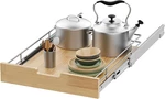 Heavy-duty Pull Out Cabinet Organizer With Wood & Wire Basket For Kitchen Bath. Fixed Price $99.99.