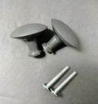 Ikea Hemnes Knobs Metal 32 Mm W/ Screws, Part # 117615, (2 Pack) - Take Offs. Fixed Price $9.00.