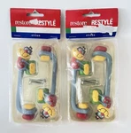 2 Packs Vtg 1997 Restore & Restyle Circus Monkey Drawer Pulls 4 3" Center. Fixed Price $16.00.