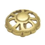 (6) Brass Round Flower Drawer Pulls Cabinet Knobs Hardware Belwith P314-LP 1.5. Fixed Price $19.50.