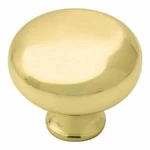 Amerock Classics Polished Brass 5/16" Mushroom Cabinet Pull Knob BP7713. Fixed Price $9.10.