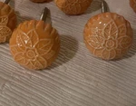 Anthropologie Salmon Orange Ceramic Knob/draw/door/pull/handle/wall/desk Set 2. Fixed Price $6.90.