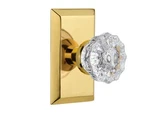 Nostalgic Warehouse 717750 Studio Plate Crystal Glass Knob Privacy Polished Bras. Fixed Price $84.15.