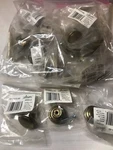 Burnished Brass Door Pull/knob 1/4" Allison Lot Of 21. Fixed Price $40.00.