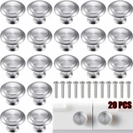 20 Pcs Cabinet Knobs Drawer Pulls Door Handles Kitchen Hardware Brushed Nickel. Fixed Price $8.11.
