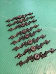 Lot Of 8 Vtg Amerock French Provincial Dark Copper English Cabinet Backplate 702. Fixed Price $19.95.