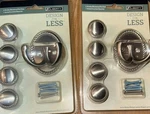 Liberty Hardware Satin Nickel Cabinet Knob Hook Set Rope Edge Of 2. Fixed Price $14.99.