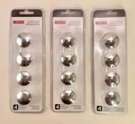 3 Delta 1-1/8 (28MM) Polished Chrome Round Cabinet Knob (4-PACK) New. Fixed Price $38.99.