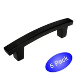 *5 Pack* Cosmas Cabinet Hardware Flat Black Handle Pulls #5236FB. Fixed Price $13.70.