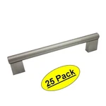 *25 Pack* Cosmas Cabinet Hardware Satin Nickel Contemporary Bar Pull #377-128SN. Fixed Price $103.13.