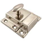 Nickel Plated Large Stamped Cabinet Latch New 6 Pc/pack. Fixed Price $44.99.