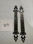 2 Pack Ornate Door Backplates Escutcheon Vintage Style Cabinet Hardware (#303). Fixed Price $14.00.