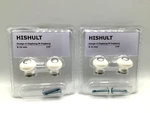 Set Of - Ikea Hishult Retro White Porcelain Pack Drawer Knobs 23 Mm 7/8". Fixed Price $14.29.