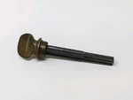 Antique Thumb Turn With Threaded Spindle, Brass Color, 20TPI, 3-3/4" Overall. Fixed Price $19.99.