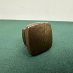 Vintage Style Square Cabinet Knob Brushed Antique Brass 1 Drawer Pull. Fixed Price $12.99.