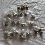 Restoration Hardware Rh Pente Curved Cabinet Knob Drawer Pull Pewter Nickel Set. Fixed Price $30.99.