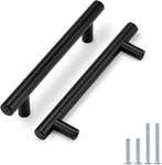 Probrico 4 Pack Black Kitchen Cabinet Pull Drawer 5" Bar Knobs Handle Cupboard. Fixed Price $9.95.