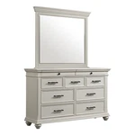 Picket House Furnishings Brooks 9-DRAWER Wood Dresser With Mirror White. Fixed Price $896.99.