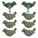 Cast Iron Bird Cabinet Drawer Door Knob Pull Verdigris Antique Style (pack Of 6). Fixed Price $31.45.