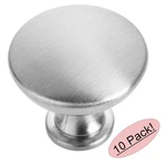 *10 Pack* Cosmas Satin Nickel Traditional Solid Round Cabinet Knobs #5305SN. Fixed Price $10.95.