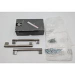 3 Valli&valli Fusital Brushed Silver Cabinet Pulls A288 6.5" Offset 09E16. Fixed Price $59.99.