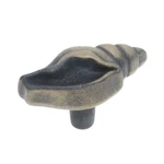 PA0113-AM Antique Mist 1/2" Conch Shell Cabinet Knob Pulls Hickory South Seas. Fixed Price $6.44.
