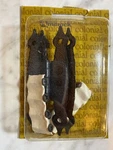 Vintage Amerock Colonial Antique Black Flush Cabinet Door Hinges Pair T-1616. Fixed Price $6.24.