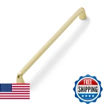 Jiasenbao 5 Pack Gold Cabinet Pulls 7-9/16" Hole Center Brushed Brass Drawer. Fixed Price $75.73.