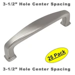 *25 Pack* Cosmas Cabinet Hardware Satin Nickel Handle Pulls #4390SN. Fixed Price $67.09.
