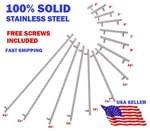 Solid Stainless Steel Bar Pull Handle For Drawer Kitchen Cabinet Hardware 2"-24". Fixed Price $49.99.