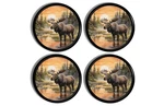 Moose Cabinet Knobs Rustic Lodge Drawer Pulls Woodland Decor (4 6). Fixed Price $25.00.