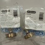 *2* Amerock 1-3/8 In. Golden Champagne Knob Cabinet Pull (BP36603BBZ). Fixed Price $18.00.
