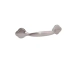 4 Nickel Drawer Pulls Arch Handle Strap Satin 3" Center To New. Fixed Price $12.00.