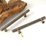 Solid Brass Cabinet Pull Drawer Handle For Cupboard Dresser. Fixed Price $11.19.