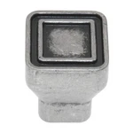 Amerock Polara Aged Pewter 1" Square Cabinet Pull Knob BP53025AP. Fixed Price $8.28.