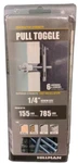 Hillman 377610 Contractor Strength Pull Toggle Anchors 1/4" 155-785LBS Pack Of. Fixed Price $9.49.