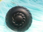 Brainerd PBF222W-FB-C 1-1/2" Flat Black Rope Round Cabinet Knob. Fixed Price $19.99.