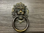 Keeler Authentic Big 4 Vintage Brass Lion Door & Gate Knocker Handle Pull. Fixed Price $50.00.