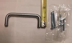 Drawer Pulls, Satin Chrome, All New, Lot 14 : 12 3" Wide, 1-3 1/2", 1-4". Fixed Price $24.99.