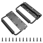 Unlorspy 2PCS 124MM Spring Loaded Case Handle With Screws, Surface Black. Fixed Price $11.65.
