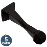 5-PACK Napier 3 In. (76 Mm) Solid Door Stop Matte Black. Fixed Price $24.07.