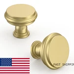 Asidrama 10 Pack Brushed Gold Kitchen Cabinet Knobs Zinc Dresser Drawers. Fixed Price $53.52.