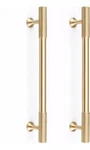 Rzdeal 4PCS Solid Brass Gold Cabinet Pulls, 6-1/4-INCH Hole Centers. Fixed Price $24.59.