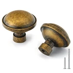 Goldenwarm 10 Pack Drawer Knobs 1-1/4 Inch Antique Brass Kitchen Cabinet Knob.... Fixed Price $38.08.