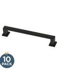 Franklin Brass 10 Pack Matte Black Cabinet Handles 3-3/4 Inch Kitchen. Fixed Price $34.00.